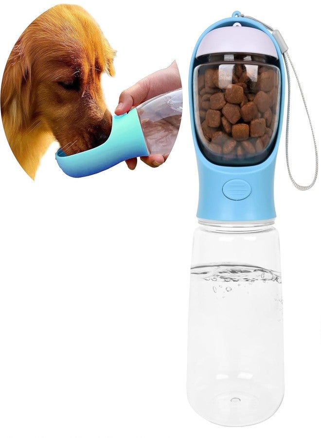 TGOPIT زجاجة ماء للكلاب من TGOPIT، زجاجة ماء محمولة للحيوانات الأليفة مع حاوية طعام، موزع مياه خارجي محمول للقطط والجراء والحيوانات الأليفة للمشي والتنزه والسفر، مستلزمات الجراء، أغراض الكلاب (550 مل) - Image 1